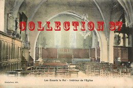 78 ACHAT DIRECT ☺♦♦ LES ESSARTS Le ROI - INTERIEUR De L'EGLISE < CARTE COULEUR BROUTECHOUX VOYAGEE - Les Essarts Le Roi