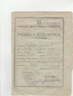 8291 Eb.    Pagella Scolastica  Scuola "Paradiso Dei Bambini" Napoli 1955 - Matériel Et Accessoires