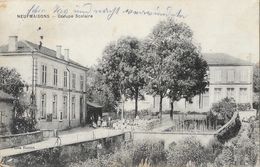 Neufmaisons (Neuves Maisons) - Groupe Scolaire - Photo Thiriet 1914 Animée (enfants) - Neuves Maisons