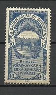 FINLAND FINNLAND Suomi Ca 1905 Animal Protection Horse Charity Wohlfahrt * - Nuevos