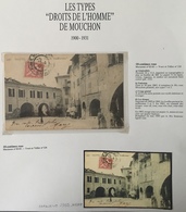 1900 Mouchon N°124 10c Au Départ De Sospel En France Oblitéré En Arrivée Du Cachet De SARAJEVO En Yougoslavie RRR - 1900-02 Mouchon
