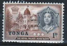 Tonga 1953 Single 1d Stamp From The Definitive Set. - Tonga (...-1970)