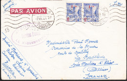 TUNISIE Lettre FM De TUNIS Du 7 DEC 1940 Du 4ème Régiment Des Zouaves Caserne Des Saussier - Lettres & Documents