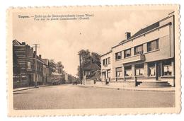 Tiegem Zicht Op De Gemeenteplats Naar West Vue Sur La Place Communale Ouest Bon état 1951 Vandendriessche Michel - Anzegem