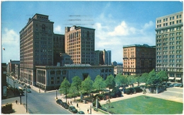 CPSM DE WILMINGTON - DELAWARE  (ETATS-UNIS)  RODNEY SQUARE AND PUBLIC LIBRARY - Wilmington