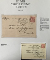 1900 Mouchon N°124 Carte Postale 10c Oblitéré De Paris Pour La Roumanie TTB - 1900-02 Mouchon