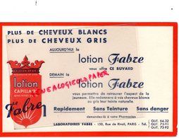 75- PARIS- BUVARD LOTION FABRE- COIFFURE CHEVEUX COIFFEUR LOTION CAPILLAIRE- 150 RUE DE RIVOLI - Perfume & Beauty