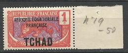 TCHAD N° 19 NEUF** LUXE SANS CHARNIERE / MNH - Neufs