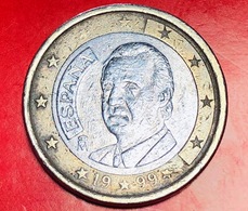 SPAGNA - 1999 - Moneta - Ritratto Di Re Juan Carlos I Di Borbone - Euro - 1.00 - Eslovenia
