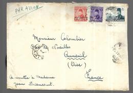 Egypte Lettre Du 25  02  1939 Du Caire Pour  Auneuil ( Oise ) - Cartas & Documentos