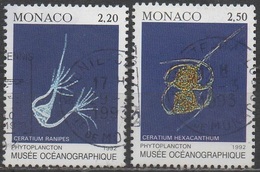 MONACO  1992__N° 1850/1851__OBL VOIR SCAN - Gebraucht