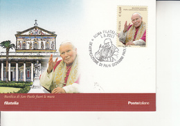 Vaticano - Cartolina Beatificazione Giovanni Paolo II - Usados