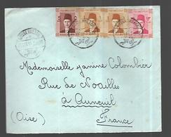 Egypte Lettre  Par Avion Du  31    07   1939 Du Caire Pour  Auneuil ( Oise ) - Lettres & Documents