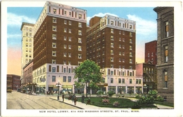 CPA DE ST. PAUL - MINNESOTA  (ETATS-UNIS)  NEW HOTEL LOWRY, 4TH AND WABASHA STREET - St Paul