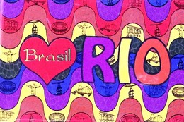 Brasil RIO: Rio De Janeiro Fridge Magnet, From Brazil - Magnetos