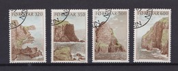 ILES  FEROE 1989 :  Série  ''Falaises'',  Oblitérés - Féroé (Iles)