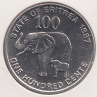 @Y@  Eritrea   100 Cents  1997  Olifant / Elephant  Unc (1005) - Erythrée