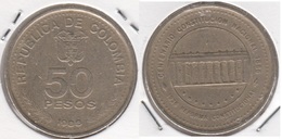 Colombia 50 Pesos 1988(100th Anniversary Of National Constitution) KM#272 - Used - Colombia