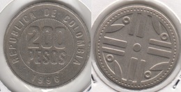 Colombia 200 Pesos 1996 KM#287- Used - Kolumbien