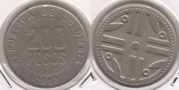 Colombia 200 Pesos 2007 KM#287- Used - Kolumbien