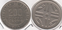 Colombia 200 Pesos 2011 KM#287- Used - Colombia