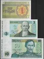 B 61 - KAZAKHSTAN Lot De 3 Billets Diff. état Neuf 1er Choix - Kazakhstán