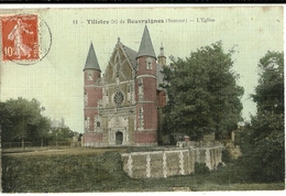 TILLOLOY De BEUVRAIGNES  L'Eglise (toilée Colorisée) N°11 - Beuvraignes