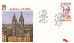 Delcampe - FDC CZECHOSLOVAKIA 3046,popes (f) - FDC
