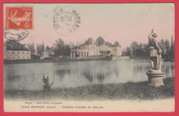 CPA-33-MARGAUX -An.1907 - Château D'ARSAC Et Son Lac ** 2 SCANS - Margaux