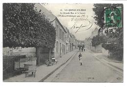 LA QUEUE EN BRIE - La Grande Rue Et Le Lavoir - La Queue En Brie