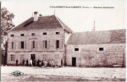 2 Cp VILLENEUVE D'AMONT Doubs - Station Sanitaire - Other Municipalities