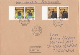 Vaticano - 1995 - Raccomandata Per L'estero - Briefe U. Dokumente