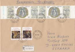 Vaticano - 1994 - Raccomandata Per L'estero - Storia Postale