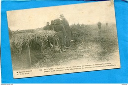 Marcophilie-guerre 14-18-carte Postale De Soldat--cad Armée Belge Fev1917 Carte-AVECAPELLE-Le Roi Visite Les Tranchées - Cartas & Documentos