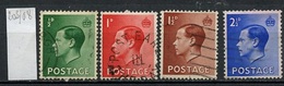 Grande Bretagne - Great Britain - Großbritannien 1936 Y&T N°205 à 208 - Michel N°193 à 196 (o) - Edouard VIII - Used Stamps