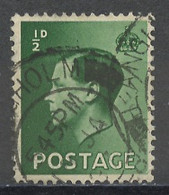 Grande Bretagne - Great Britain - Großbritannien 1936 Y&T N°205 - Michel N°193 (o) - 0,5p Edouard VIII - Used Stamps