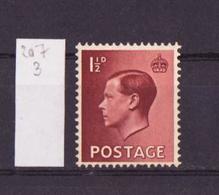 Grande Bretagne - Great Britain - Großbritannien 1936 Y&T N°207 - Michel N°195 *** - 1,5p Edouard VIII - Unused Stamps