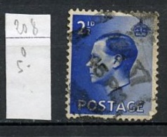 Grande Bretagne - Great Britain - Großbritannien 1936 Y&T N°208 - Michel N°196 (o) - 2p Edouard VIII - Used Stamps