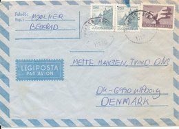 Yugoslavia Air Mail Cover Sent To Denmark - Aéreo