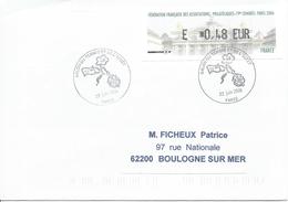 Vignette FFAP PARIS 2006 SALON DU TIMBRE ET DE L'ECRIT - 1999-2009 Illustrated Franking Labels