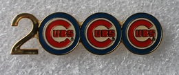 Pin's Baseball 2000 Cubs De Chicago Double Attache . 12X42 Mm . Superbe - Béisbol