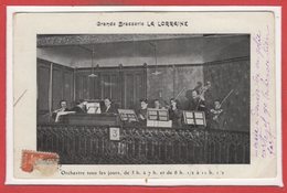 BRASSERIE - BIERE -- Grande Brasserie  La Lorraine - Orchestre Tous Les Jours - Advertising