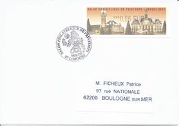 Vignette SALON PHILATELIQUE DE PRINTEMPS LIMOGES 23 Mars 2007 - 1999-2009 Illustrated Franking Labels