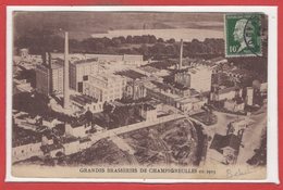 BRASSERIE - BIERE -- Grandes Brasserie  De Champigbneulles En 1923 - état - Publicité