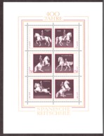 Autriche - 1972 - BF 7 - Neuf ** - 400 Ans Haute Ecole Equitation Espagnole De Vienne - Horses