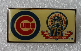 Pin's Baseball Cubs De Chicago . The Negro Leagues .16X32 Mm . Superbe - Honkbal