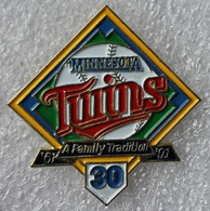 Pin's Baseball Minnesota Twins 1991 .34X35 Mm . Superbe - Baseball
