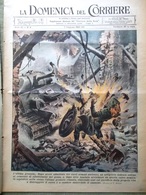 La Domenica Del Corriere 7 Febbraio 1943 WW2 Adelina Patti Ratto Rendina Tunisia - Guerre 1939-45