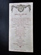 MENU Marige En 1930 Superbe Decors Dorés  - Berthomier Traiteur A URCAY Allier - Menus