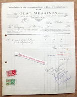 Bouwmaterialen, Gust. Messiaen, Nieuwland, Gent 1935 - 1900 – 1949